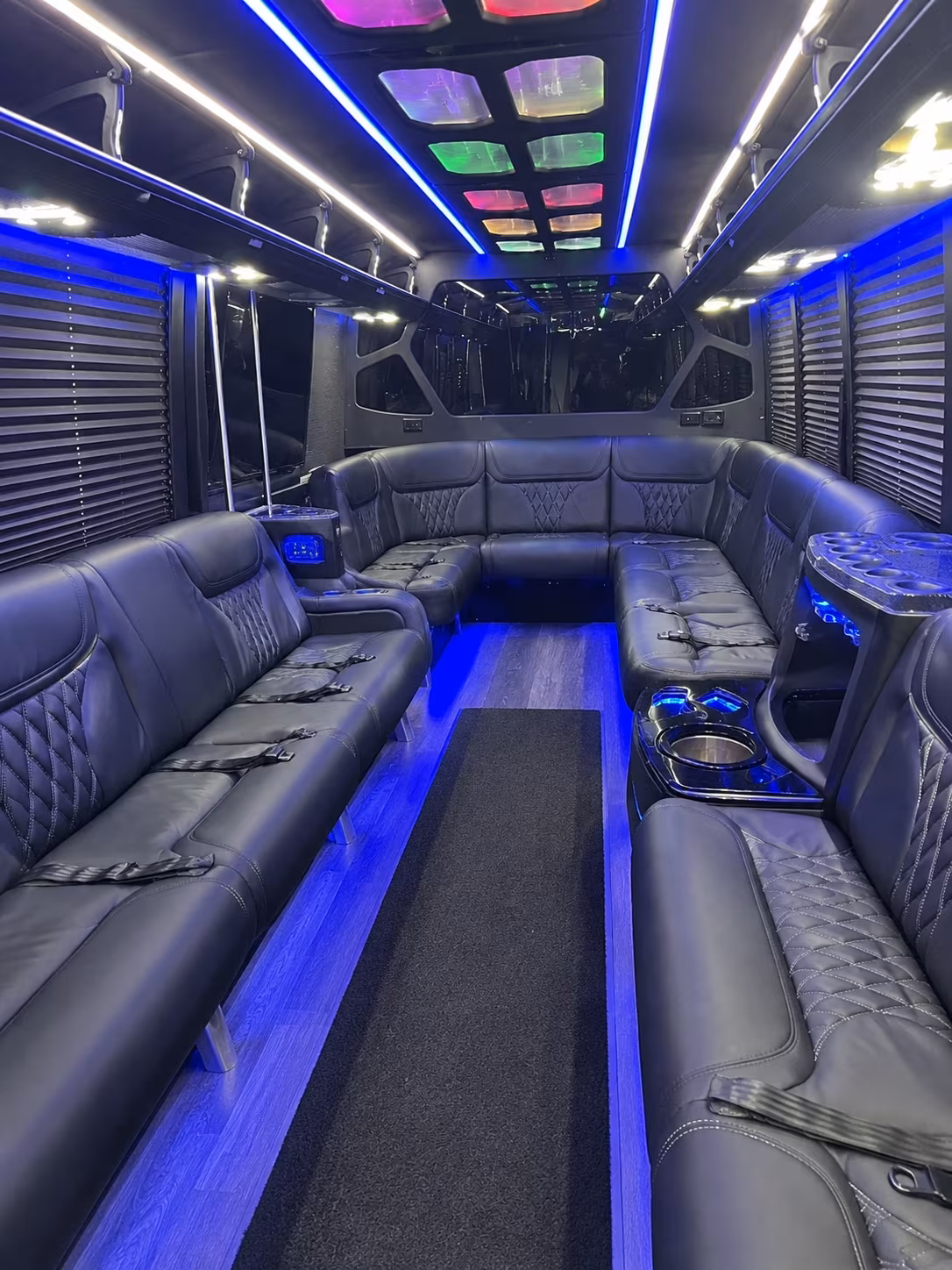 Rio Rancho Concert & Music Festival Transportation party bus interior