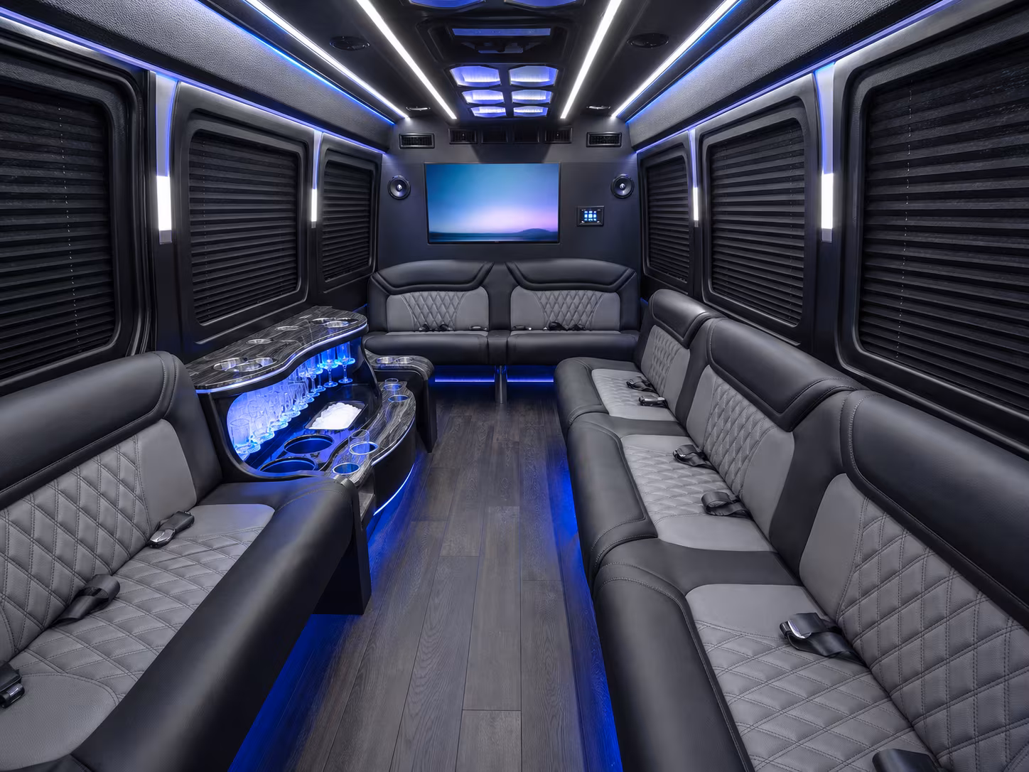 Rio Rancho Corporate Transportation party bus exterior