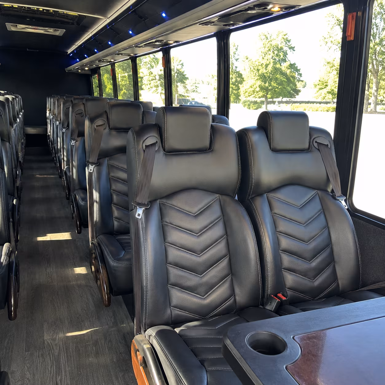 Rio Rancho Corporate Transportation party bus interior