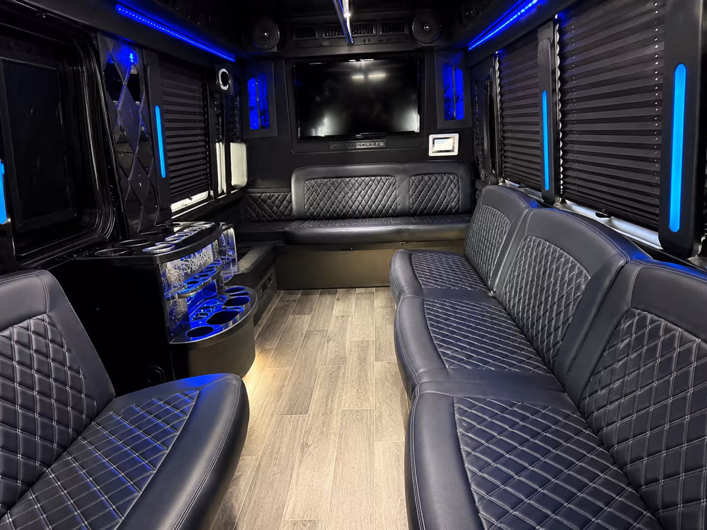 Rio Rancho Private Event Transportation party bus exterior
