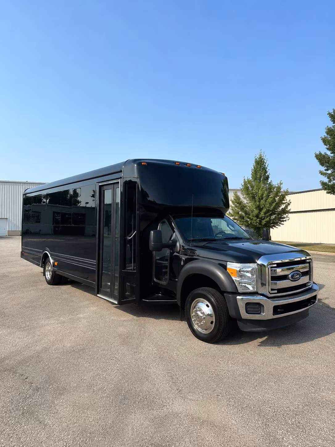 Rio Rancho Prom & Homecoming Transportation party bus exterior