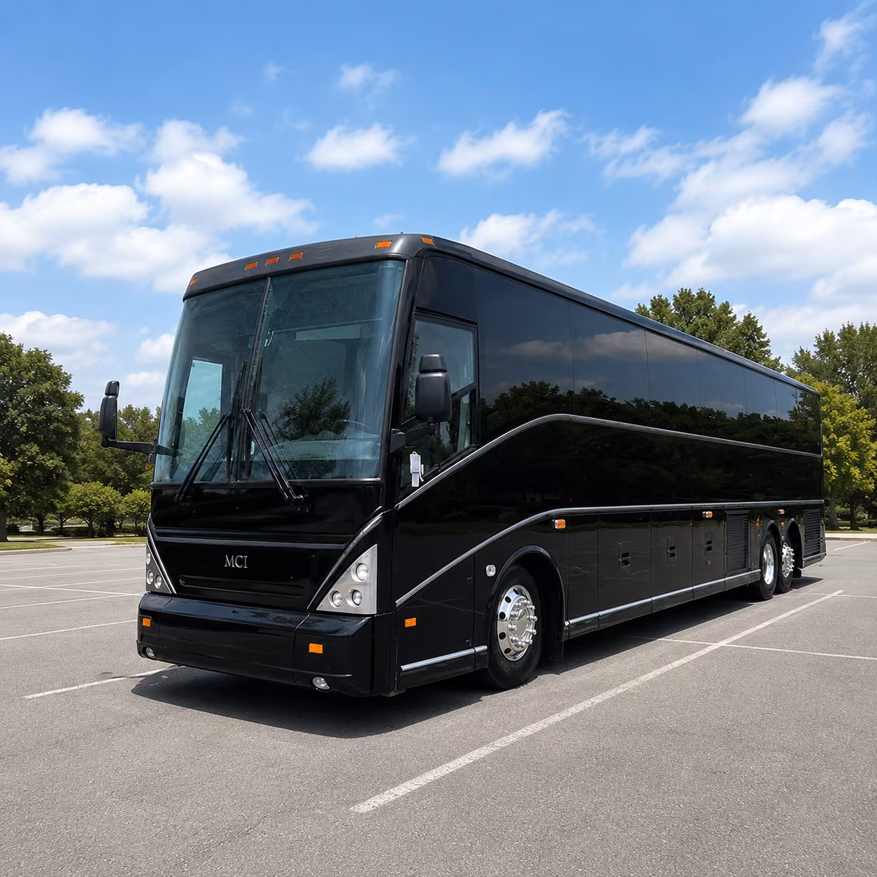 Rio Rancho School Event Transportation party bus exterior