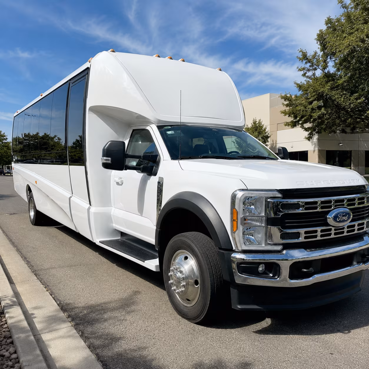 Rio Rancho School Event Transportation party bus exterior