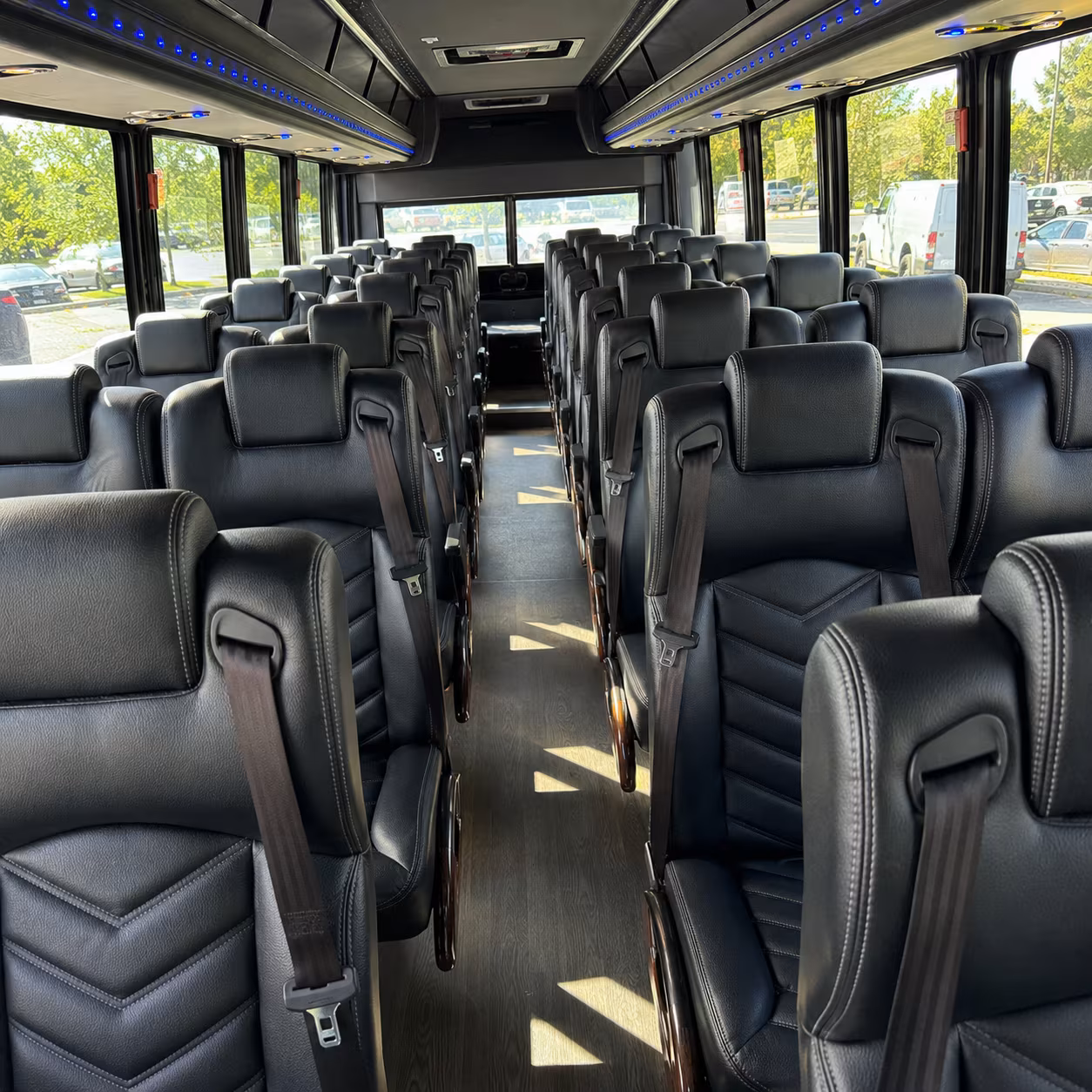 Rio Rancho School Event Transportation onboard seating