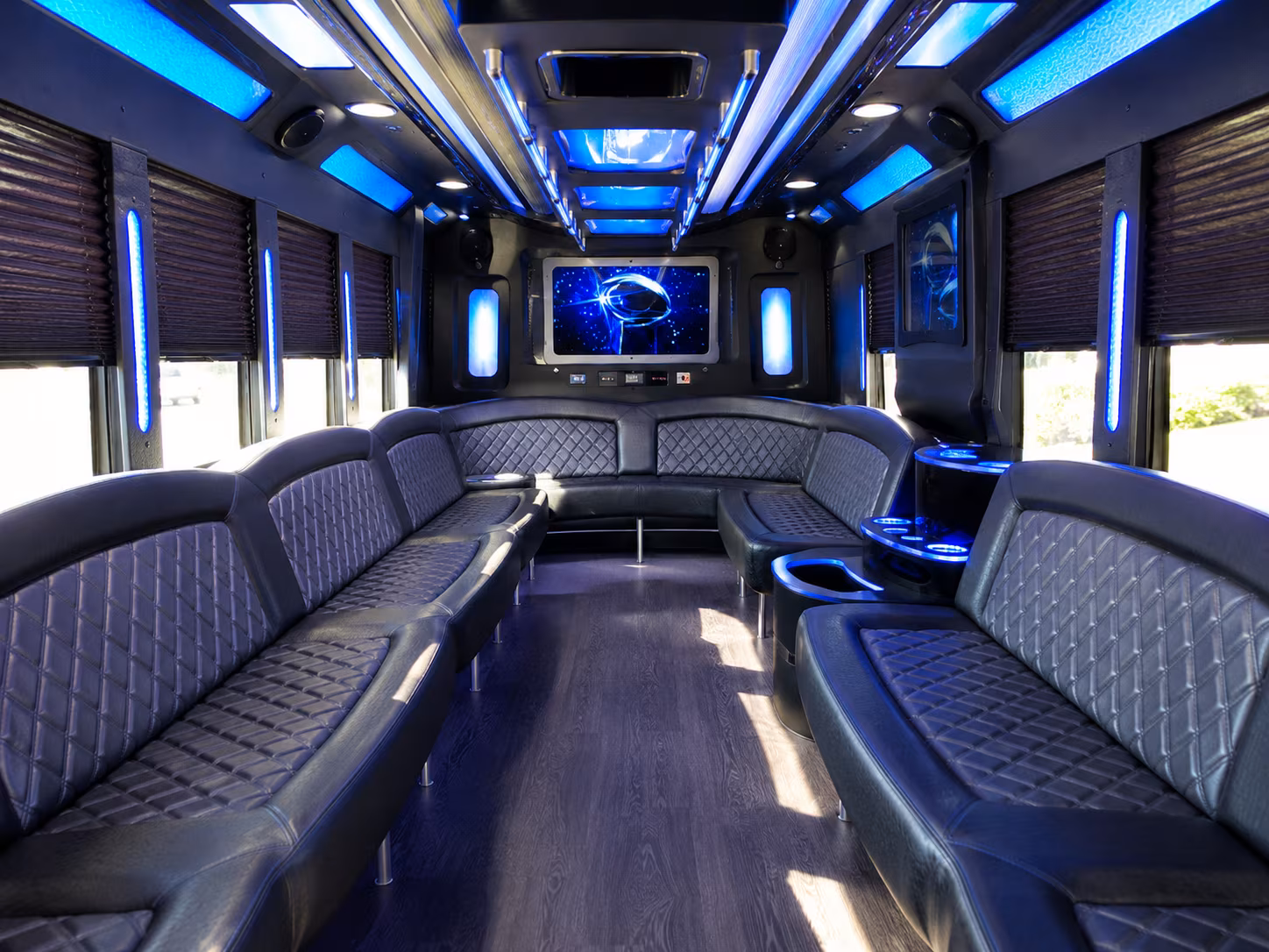 Rio Rancho Sporting Event Transportation party bus exterior