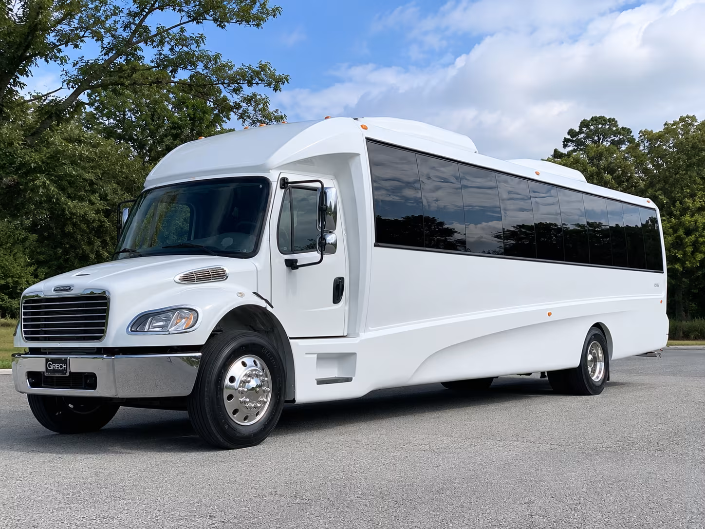Rio Rancho Sporting Event Transportation party bus exterior