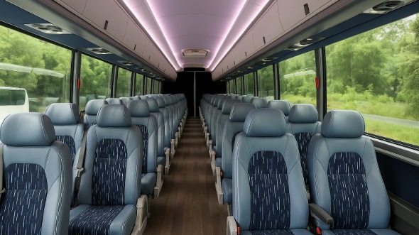 Interior of Charter Bus Company Rio Rancho's 25 Passenger Mini Bus in Rio Rancho