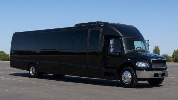 Exterior of Charter Bus Company Rio Rancho's 30 Passenger Minibus in Rio Rancho