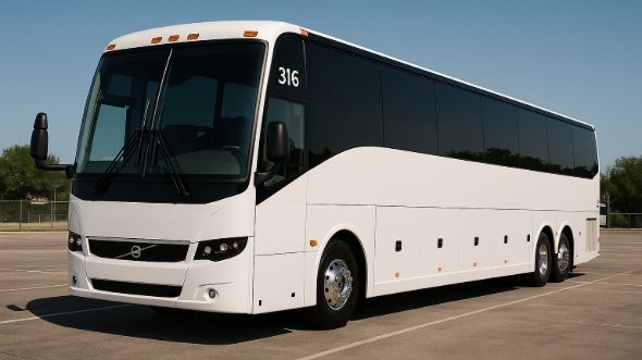 Exterior of Charter Bus Company Albuquerque's 40 Passenger Party Bus in Albuquerque